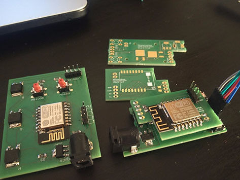 LED controller PCB v1 and v2